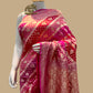 Khaddi Georgette Handloom Banarasi Saree