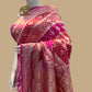 Khaddi Georgette Handloom Banarasi Saree