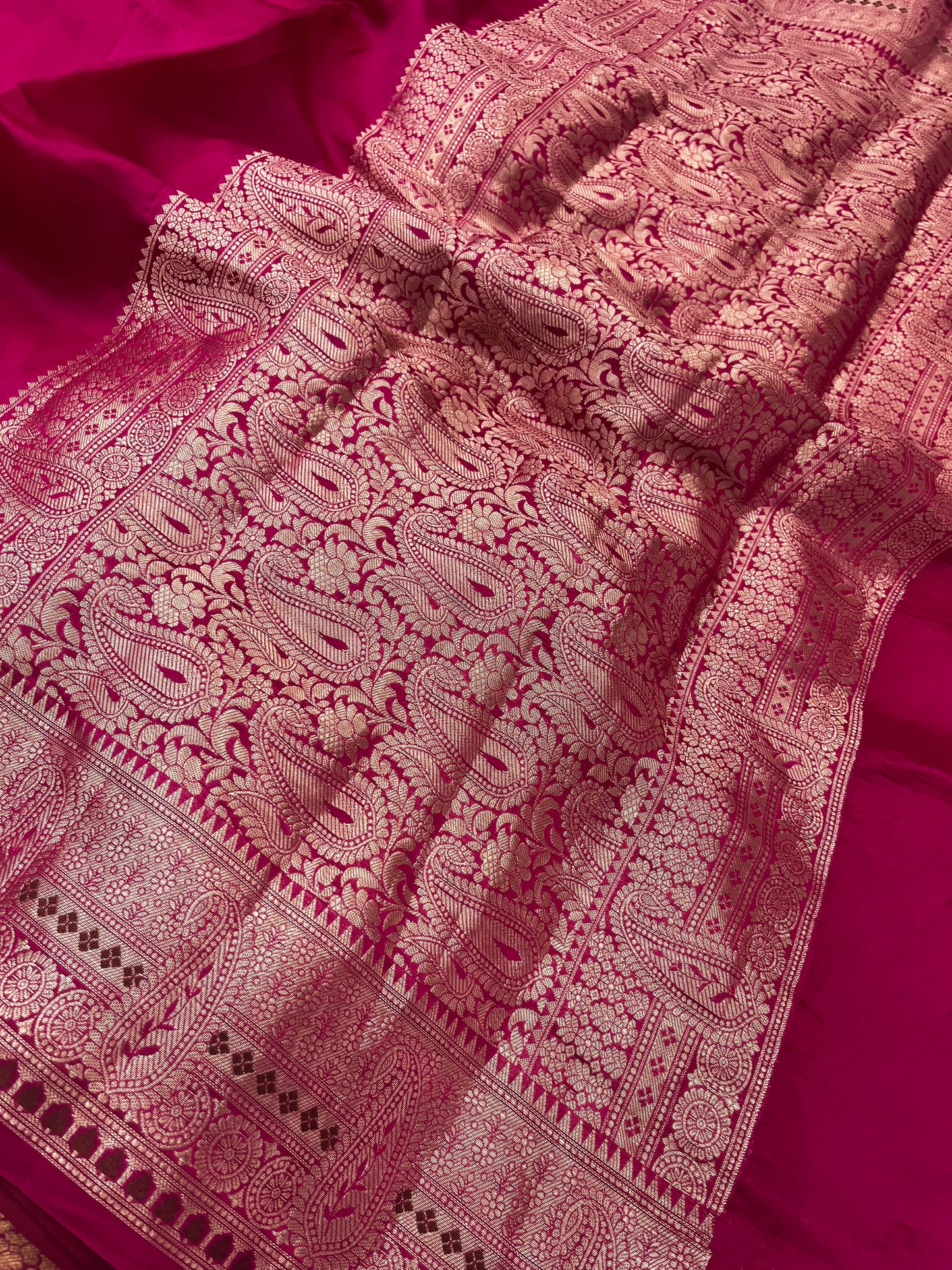 Pure Dupion Silk Banarasi Saree.