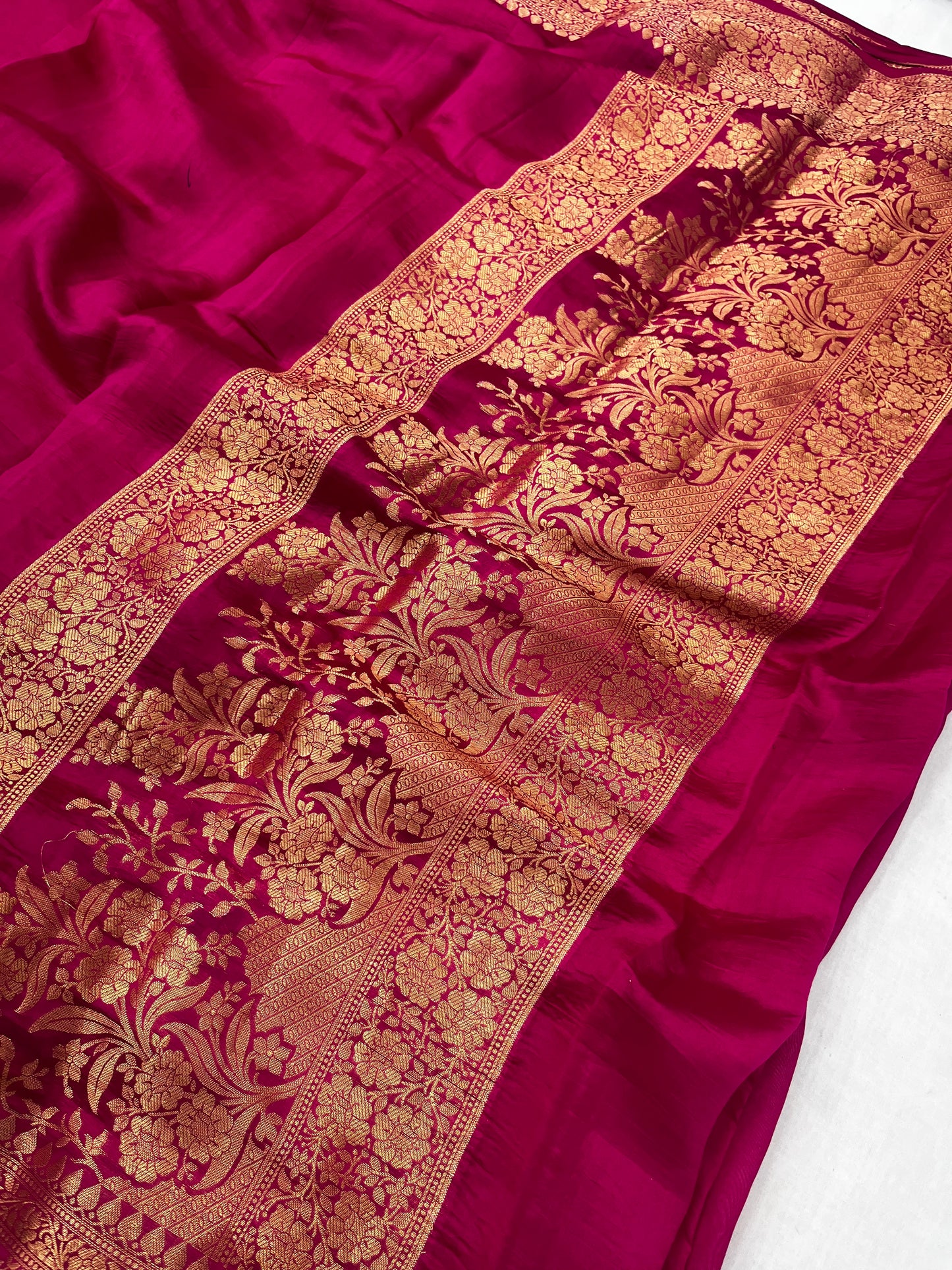 Pure Dupion Silk Banarasi Saree