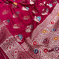 Pure Dupion Silk Banarasi Saree all 0ver meenakari