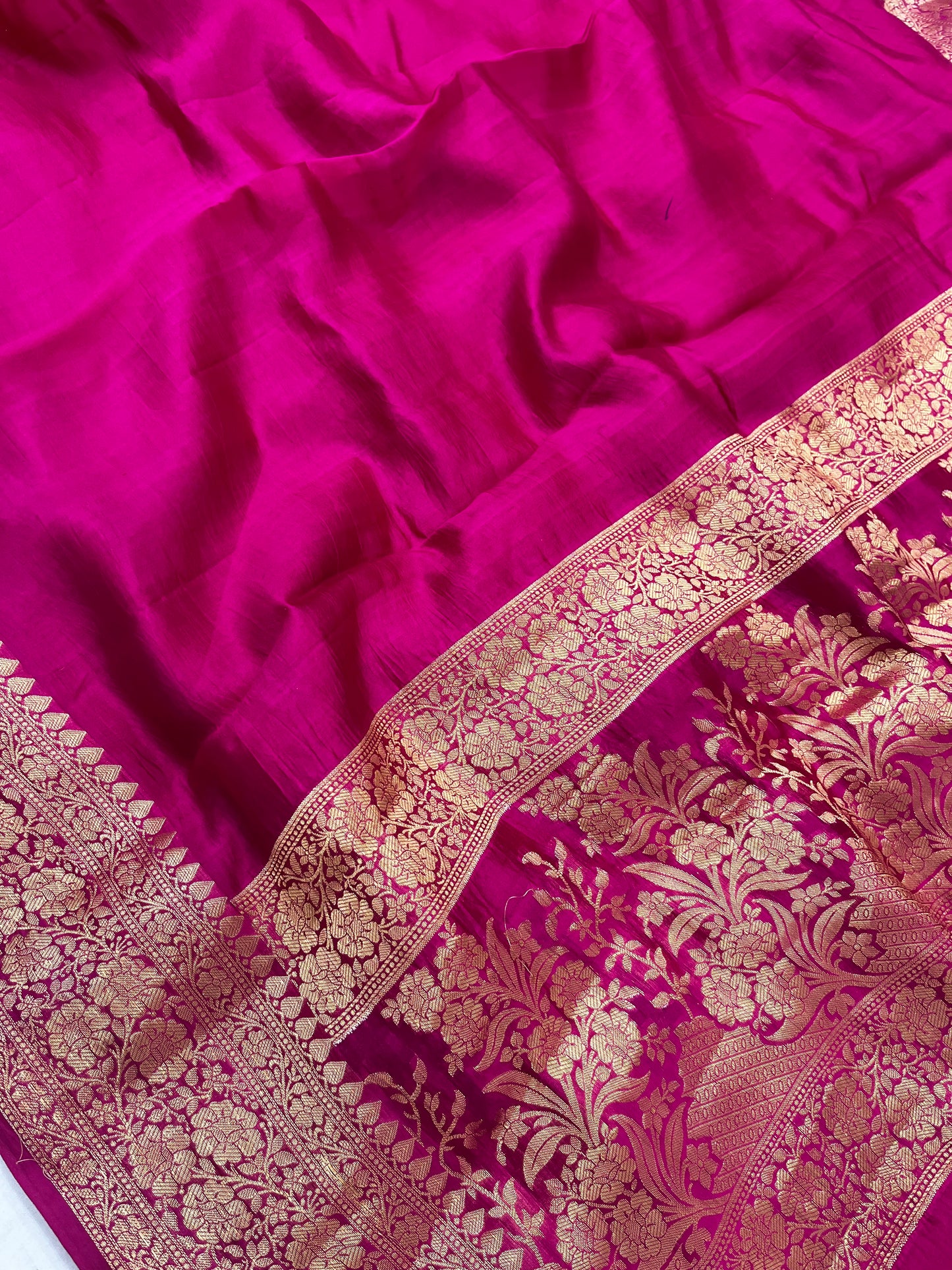 Pure Dupion Silk Banarasi Saree