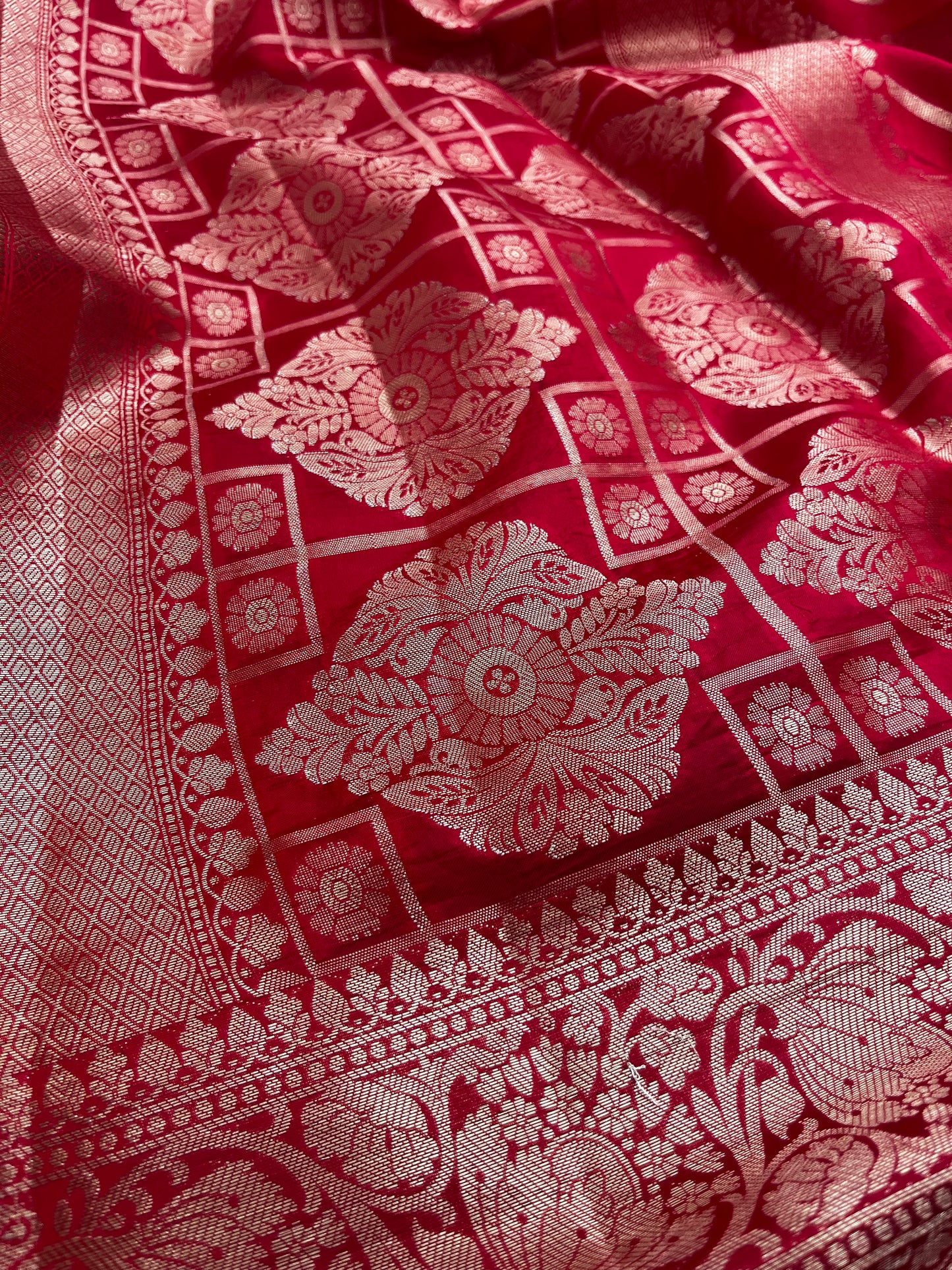 Pure Dupion Silk Banarasi Saree