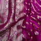 Pure Dupion Silk Banarasi Saree with  Meenakari