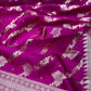 Pure Dupion Silk Banarasi Saree with  Meenakari