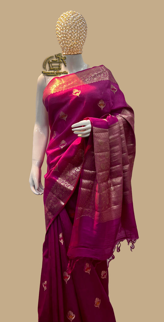 Pure Chiniya Silk Banarasi Saree