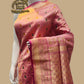 Baby Pink Pure Katan Silk Banarasi Handloom Saree kadhuwa work