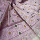 Baby Pink Pure Katan Silk Banarasi Handloom Saree kadhuwa work