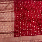 Red Pure Katan Silk Banarasi Handloom Saree