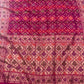 Pure Katan Silk Banarasi Handloom Saree . All over Jaal work with Meenakari