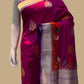 Pure Katan Silk Banarasi Handloom Saree - All over Kadua motifs With Meenakari