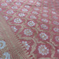 A Elegant Pure Katan Silk Banarasi Handloom Saree - All over Jaal work