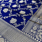 fantastic Pure Katan Silk Handloom Banarasi Saree - all Over jaal work