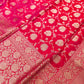 A Beautiful Pure Katan Silk Handloom Banarasi Saree - jaal work