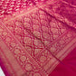 fantastic Pure Katan Silk Handloom Banarasi Saree - all Over jaal work