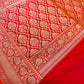 A Beautiful Pure Katan Silk Handloom Banarasi Saree -Tanchui Brocade