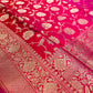 A Beautiful Pure Katan Silk Handloom Banarasi Saree - jaal work