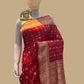 Red Pure Katan Silk Banarasi Handloom Saree