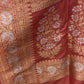 A Elegant Pure Katan Silk Banarasi Handloom Saree - All over Jaal work