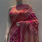 Khaddi Georgette Handloom Banarasi Saree