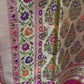 Pure Katan Silk Handloom Banarasi Saree - All over Jaal work with meenakari