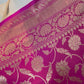 fantastic Pure Katan Silk Handloom Banarasi Saree - all Over jaal work