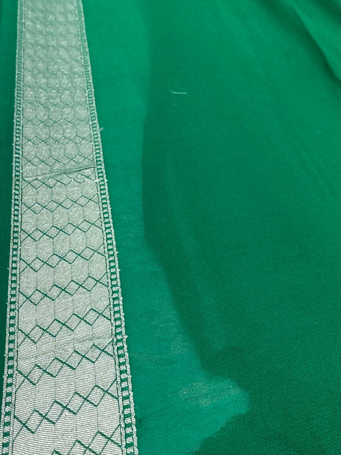 Khaddi Georgette Handloom Banarasi Saree